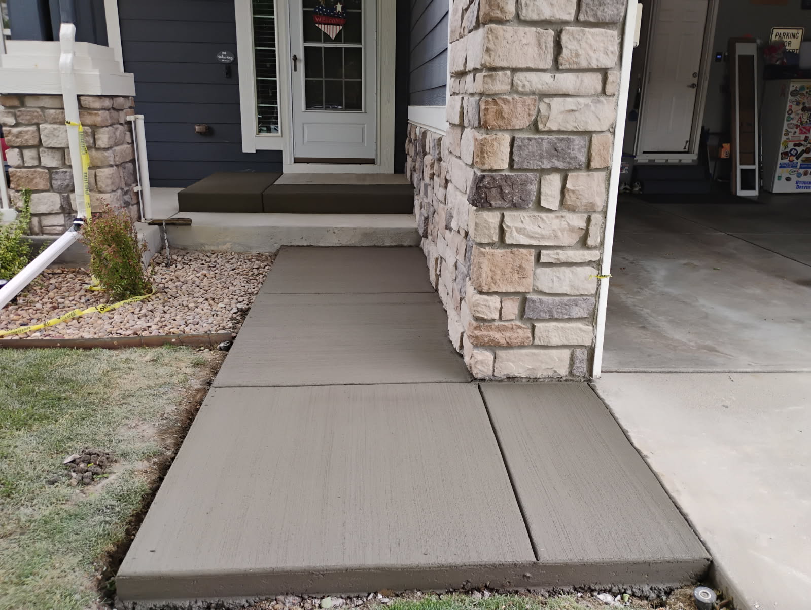 Concrete Entryway